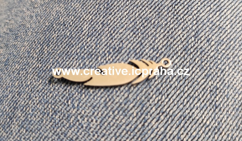 spoj.díl Pírko 29x6x1mm - ocel